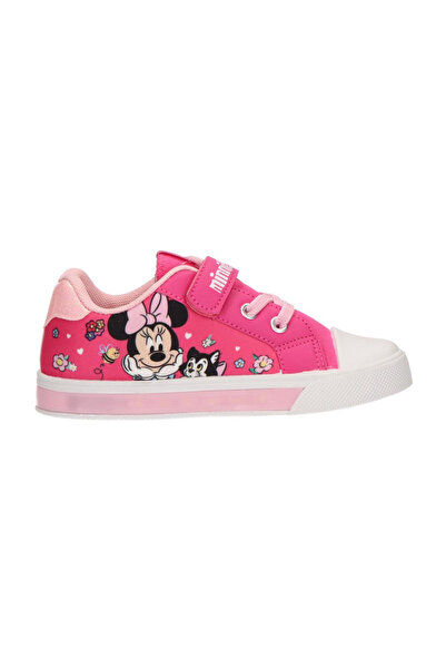 Minnie Mouse Спортни обувки със светлини и велкро закопчаване, розови