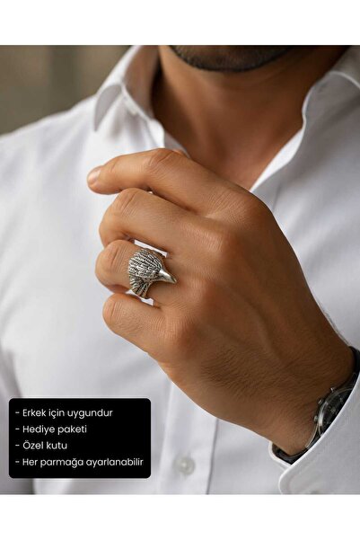 HER ŞEY NOTA www.herseynota.com Raven Talon Ring Eagle Claw Men's Ring