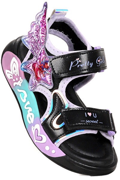 Kiko Kids Lug Velcro Girls' Sandals