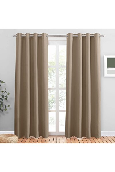 OEM Draperie termoizolantă, opacă, cu inele, Set de 2 bucăți, 228 Î x 117 L c...