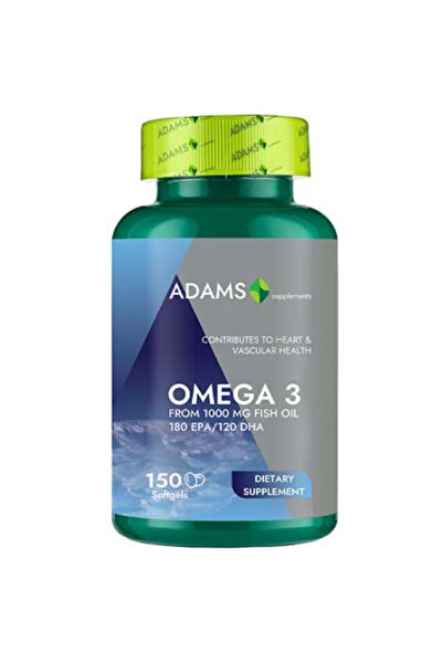 Adams Supplements Omega3 1000mg 150cps