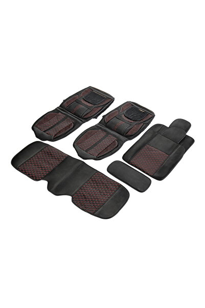 Lawazim 5-Piece Car Seat Cover Set, Front and Rear Seat Protectors with Armre...