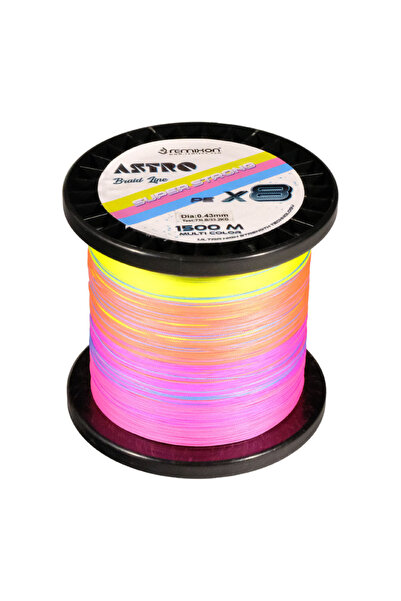 Remixon خيط صيد Astro 8X 0.35mm 1500m M.Color قياسي - 0.25 مم