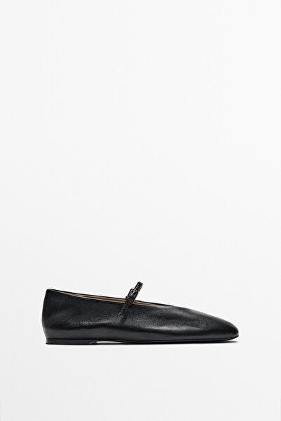 Massimo Dutti Yumuşak deri babet