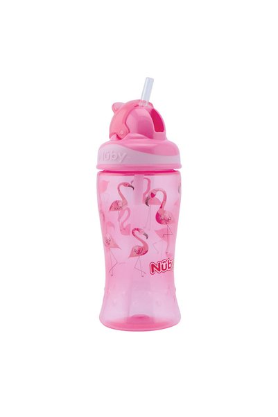 Nuby Flip-It drinking cup with straw, 12 months+, 360 ml