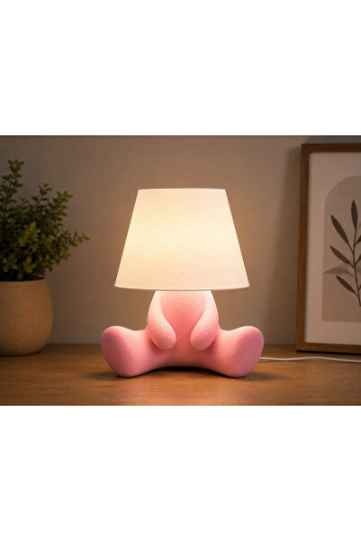 Marco Fresco 3D Printing Loopy Lampshade Led Table Lamp Pink Decorative Night...
