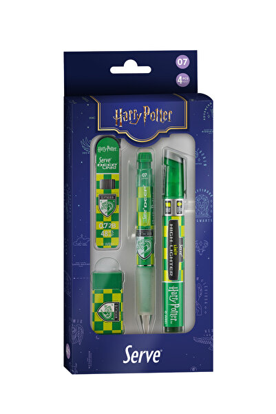 Serve Deep Dörtlü Set Harry Potter Damalı 07mm