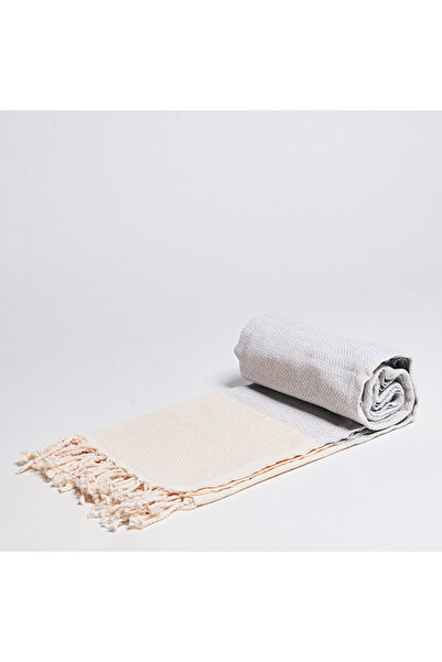 YEYE Made In Nature Prosop de hammam WAVY, 100% bumbac, gri deschis YEYE