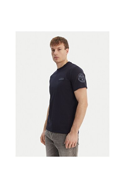 Napapijri Tricou bărbătesc NP0A4IN81761 Bleumarin