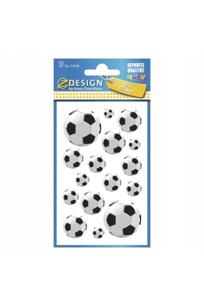 OEM Set de stickere, pentru copii, cu fotbal