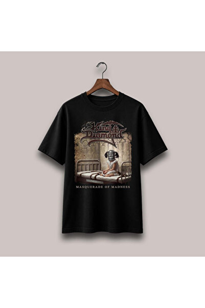 Grafftee Clothing Μπλουζάκι King Diamond με στάμπα, Unisex, Oversize