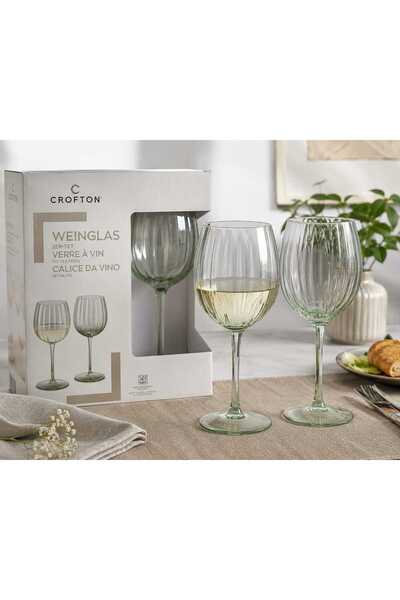 Home Top Bottom Set of 2 wine glasses