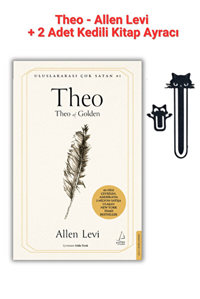 Destek Yayınları Theo - Allen Levi + 2 Adet ABA Kitap Kedi Kitap Ayracı