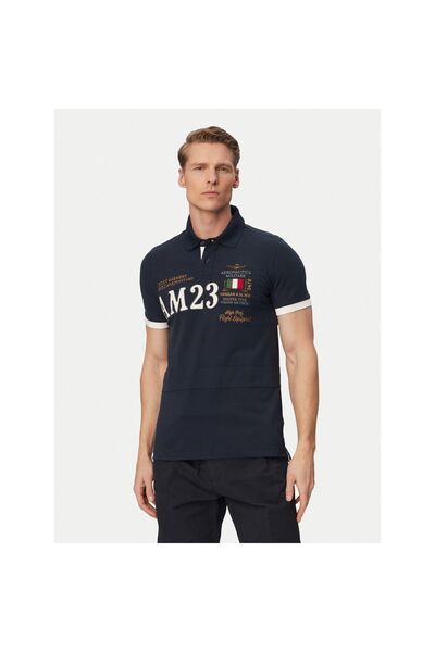Aeronautica Militare Polo bărbați 261PO1916UP00191 Bleumarin