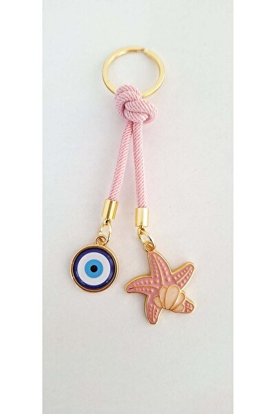 Svc Aksesuar Gift Marine Series Starfish Keychain - Candy Pink