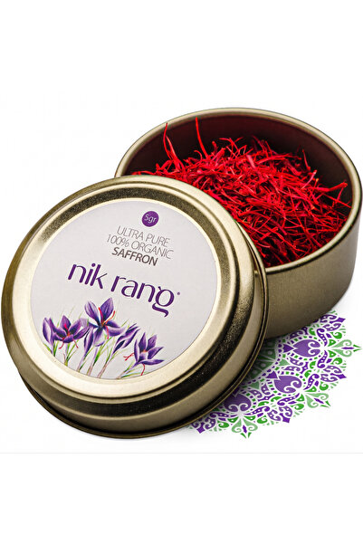 Nikrang Nik Rang 5 Gr Premium %100 Saf İran Safranı (Süper Negin Kalite) 5 Gr...