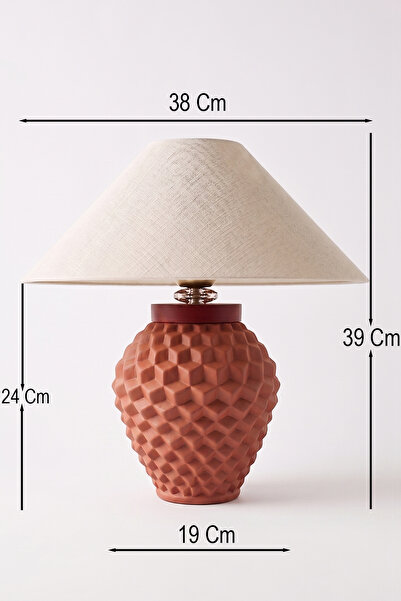 Hmydesign Handmade Dekoratif Seramik Abajur - Tessaro