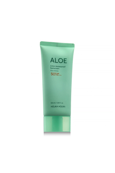 Holika Holika Aloe CICA Protecție solară rezistentă la apă SPF 50+ 100 ml