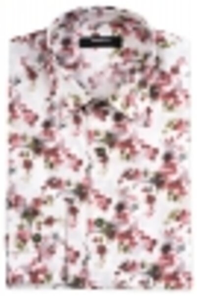 Bigotti Camasa Slim alba print floral