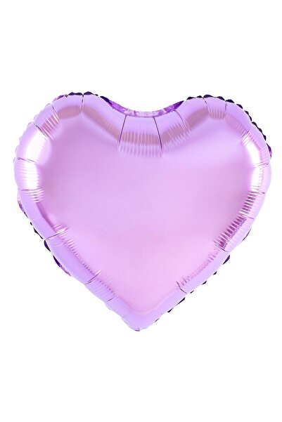 genaja Balon Folie Inimă Lila 18 Inch (45 cm) pentru Petreceri, Aniversări și...