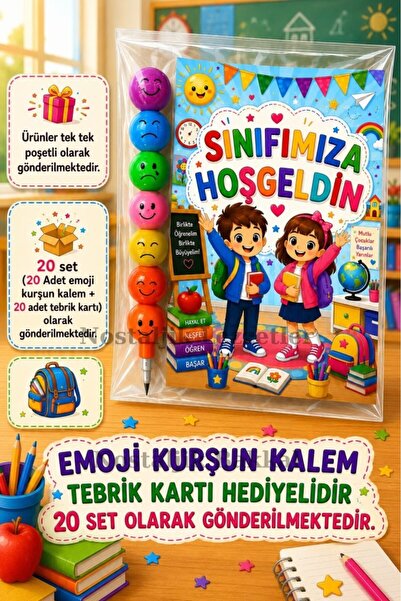 Nostaljik Lezzetler 20 Adet Okula Yeni Başlayan Öğrencilere Sınıfımıza Hoşgel...
