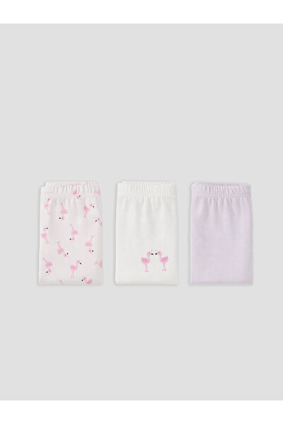 LC Waikiki Peak New Season Girls' 3-Piece Boxer Set