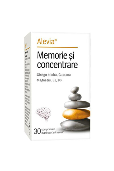 Alevia Supliment Alimentar Memorie si Concentrare - Alevia, 30 comprimate