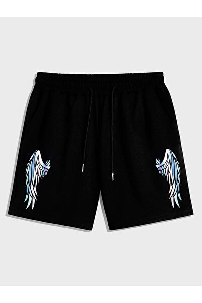 classy moda Unisex Oversize Relaxed Fit High Waist Special Design Printed Sum...
