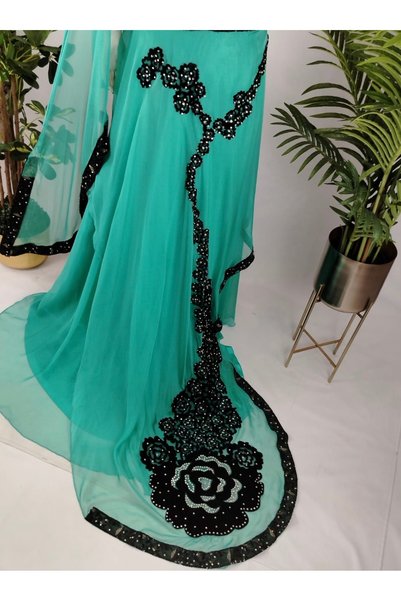 ASIAN Marina Dress Elegant Evening Dress Luxurious Soft Chiffon Fabric