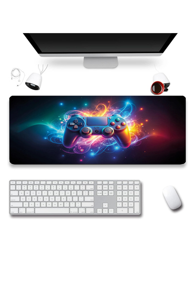 SonicTouch Keyboard Mousepad 32X70Cm Energy Mode Seamless Smooth Liquid-Proof...