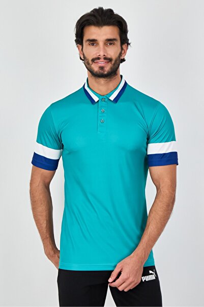 Puma Men Sportswear Fit Short Sleeve Outdoor Polo, Green