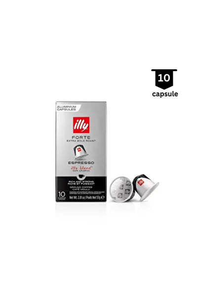 illy Espresso Forte Κάψουλες Αλουμινίου Εισαγόμενες από την Ιταλία, 10 Τεμάχι...
