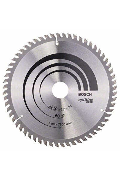 Bosch Circular Saw Blade for Wood 210 x 30 x 2.8 mm, 60 Teeth