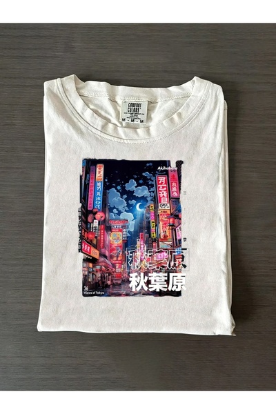 12 HERTZ Men'S Japanese Streetwear Retro Akihabara Tokyo Suitable Spring Summ...