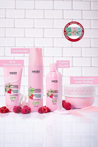 Spectra Care Raspberry&Passion Fruit 4'lü Vegan Bakım Ritüeli Seti -SLES&SLS&...