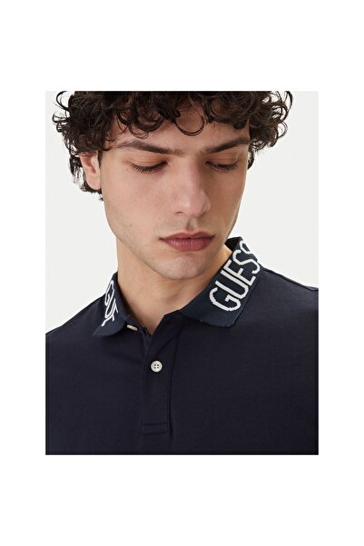 Guess Polo bărbați M6GP66K3070 Bleumarin