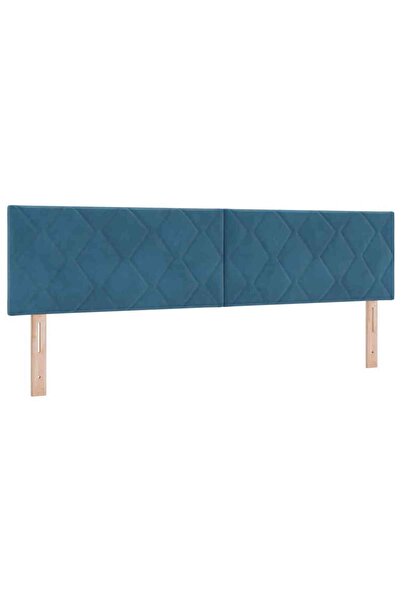 vidaxl Tăblie cap Albastru închis 180 cm Catifea