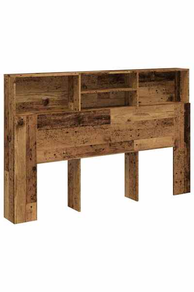 vidaxl Tăblie pat cu dulap, lemn vechi 160x19x103,5 cm lemn prelucrat
