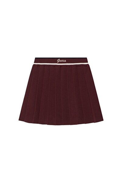 Guess Fustă plisată pentru fete J5BD16Z1152 Bordeaux