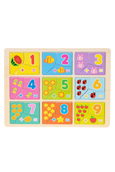 Sunman Puzzle din lemn, Matematica, 27 piese