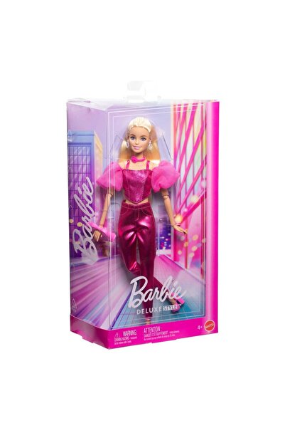 Barbie Papusa Barbie, Deluxe Style, Metallic Pink Outfit, JFP40