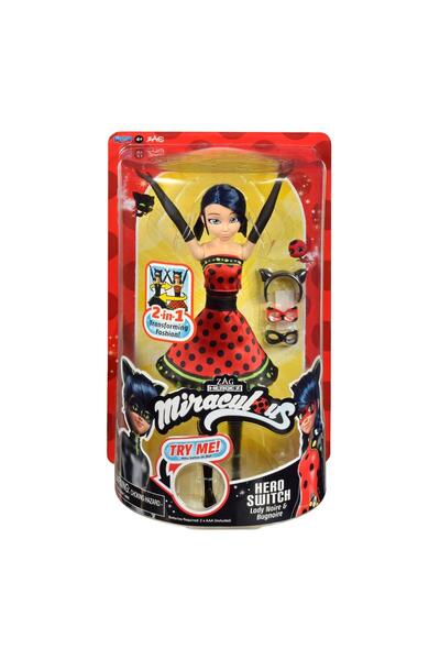 Miraculous Papusa Marinette 2 in 1, Ladybug, Hero Switch
