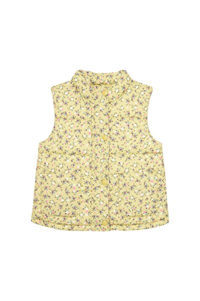 United Colors of Benetton Vestă de fată 2V3YGJ00O Galben