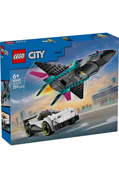 LEGO ® City - Avion cu reactie vs masina (60489)