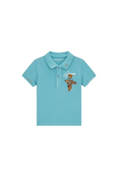 Guess Αγορίστικο Πόλο N6GP01K9WF4 Μπλε