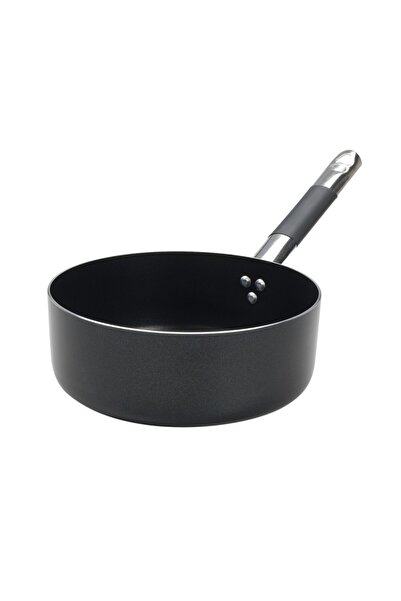 OEM Cratită joasă 4.1L, Ø24cm, aluminiu negru antiaderent 3mm interior și ext...