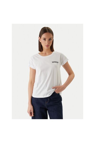 Barbour Tricou de damă LTS0718WH11 Alb