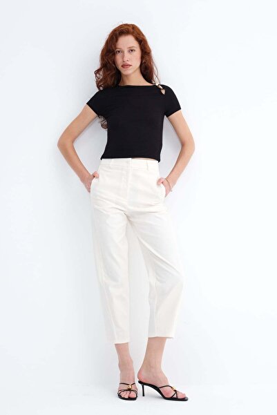 Addax Pantaloni cu talie înaltă PN9957