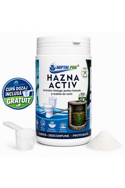 SepticPro ® Hazna Activ – bioactivator pentru haznale și WC de curte, reduce ...