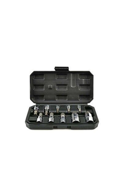 GEKO Set de chei tubulare M4-M18, cu antrenare de 1/4, 3/8, 1/2, 10 piese, G1...